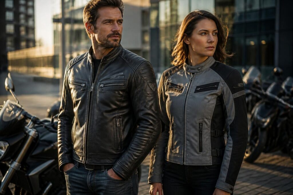 Blouson moto : cuir ou textile, que choisir ?