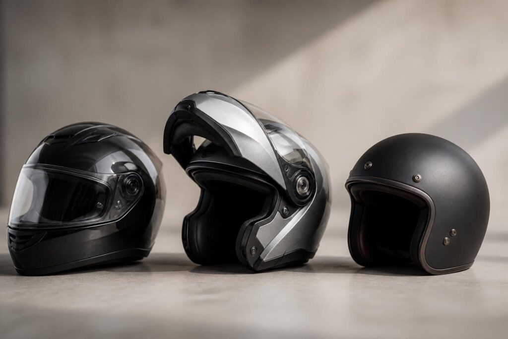 découvrez comment choisir le casque moto idéal : intégral, modulable ou jet, guide complet pour allier sécurité et confort selon vos besoins.