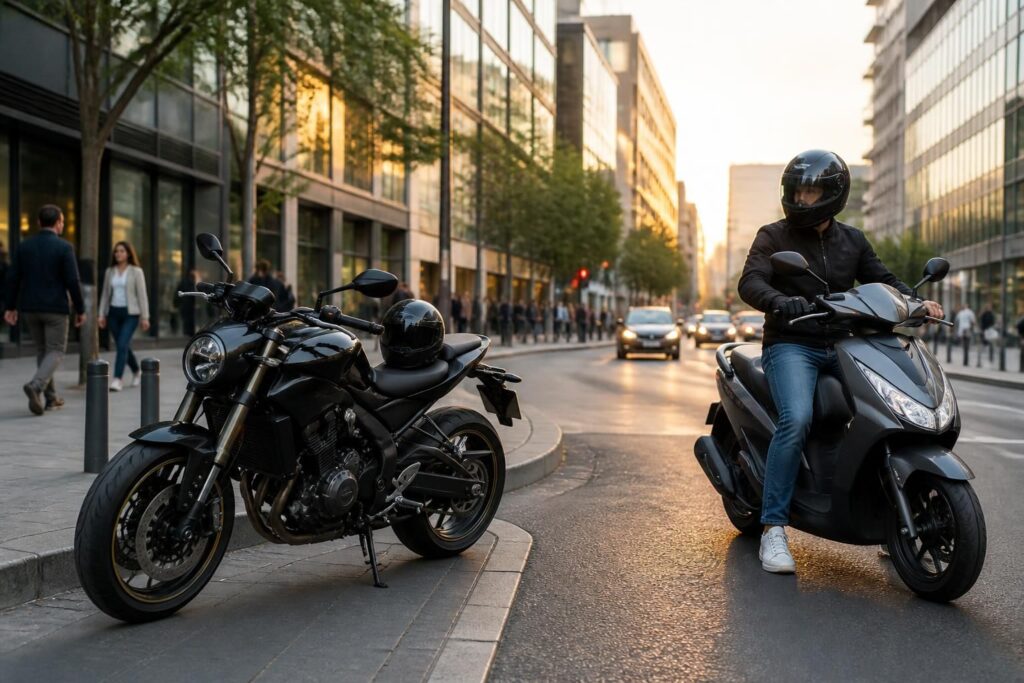 Moto ou scooter : lequel choisir pour la ville ?