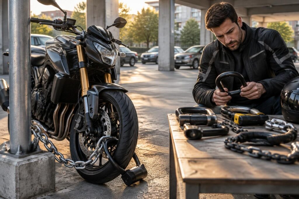 découvrez comment choisir un antivol moto adapté pour mieux protéger votre deux-roues et réduire les risques de vol.