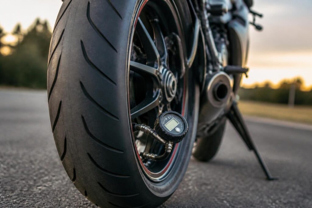 découvrez comment ajuster correctement la pression des pneus de votre moto pour garantir sécurité, performance et longévité de vos pneus.