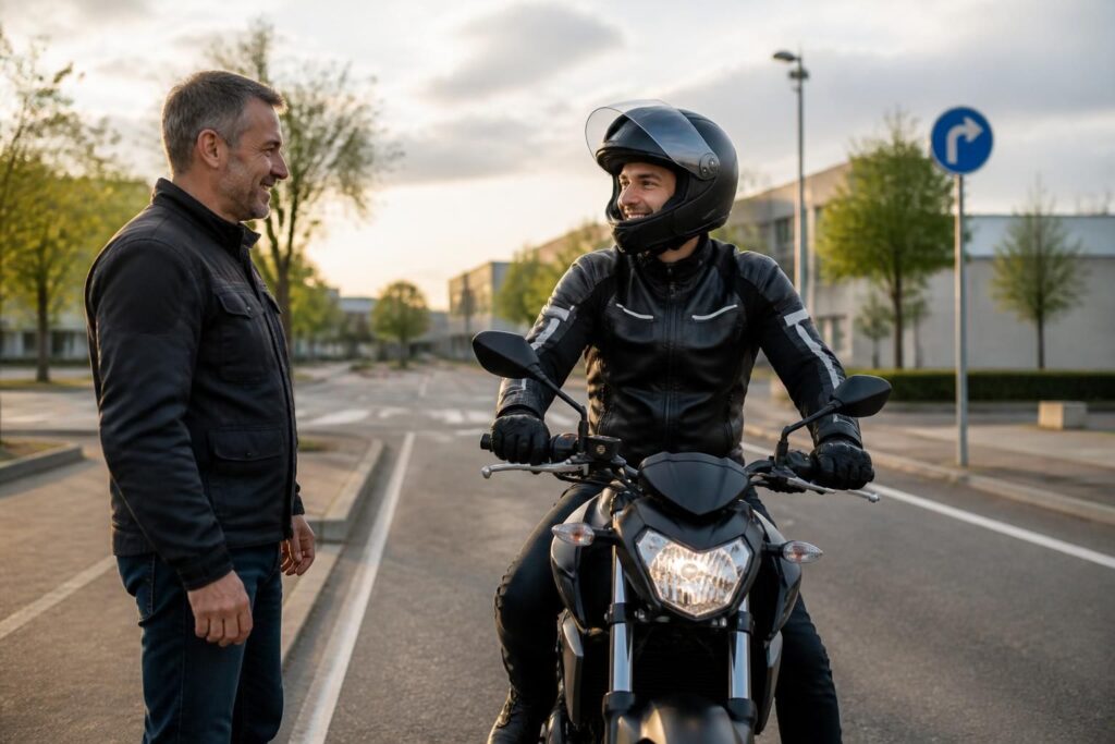 Repasser le permis moto après une annulation
