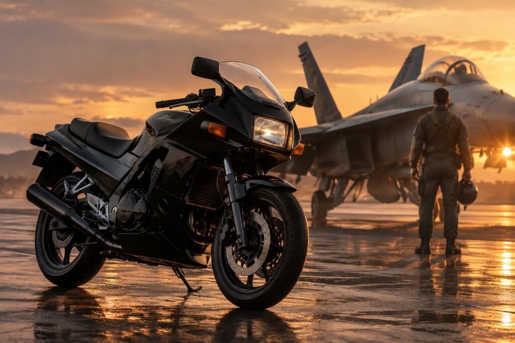 La moto de Top Gun, histoire de la Kawasaki GPZ900R devenue culte
