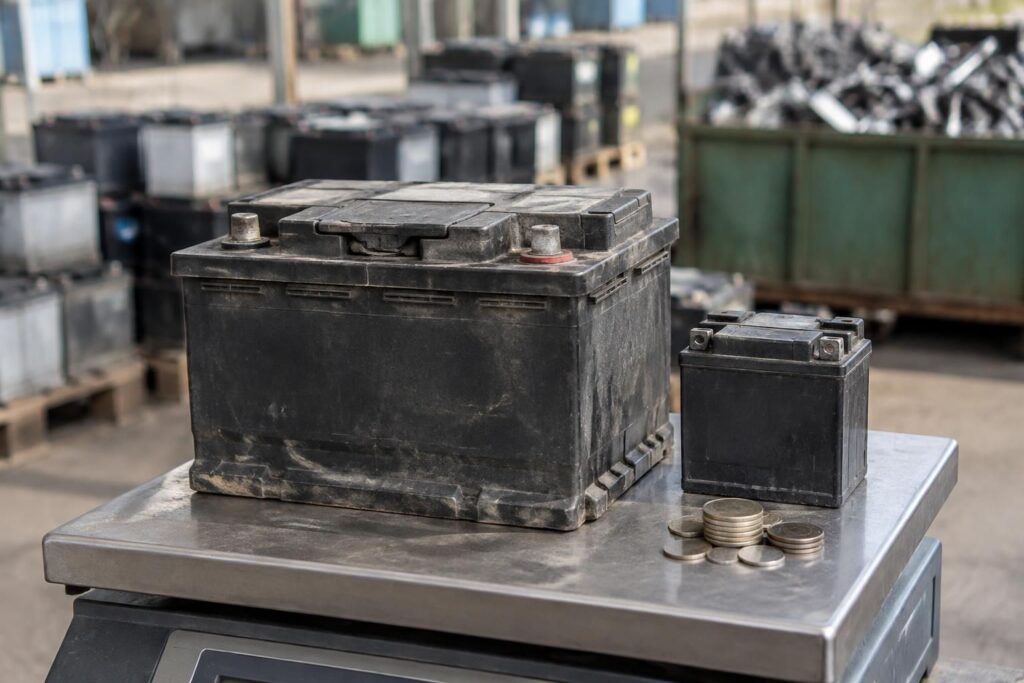 Prix batterie ferraille, combien rapporte une vieille batterie de voiture ou de moto