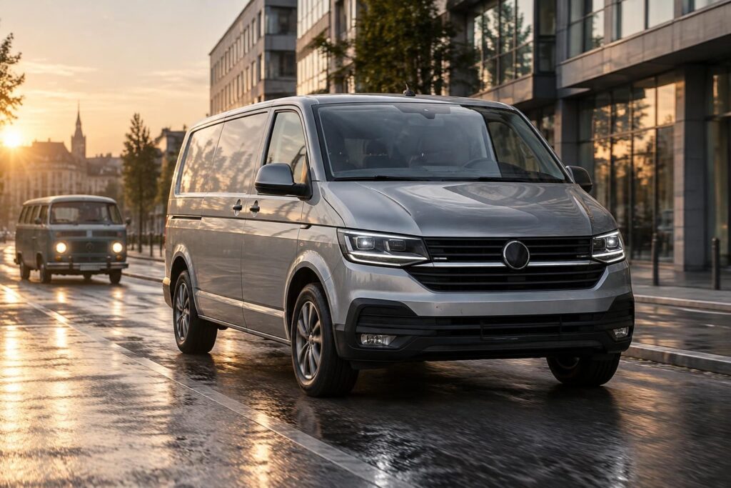 découvrez ce que la nouvelle génération du volkswagen transporter t7 change en matière de design, de technologies, de confort et de polyvalence.
